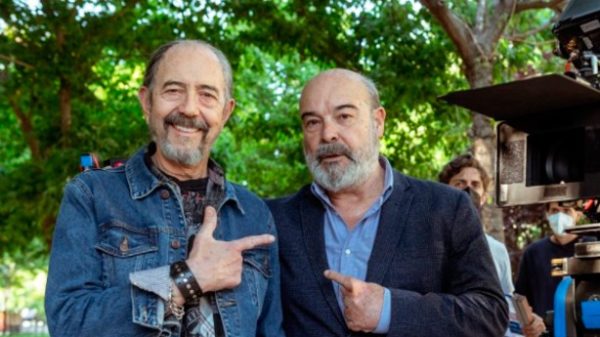 Miguel Rellán y Antonio Resines han comenzado a rodar en Madrid. (Foto: Movistar)