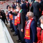 Cariñosos aplausos al Rey en el Wanda Metropolitano. (Foto: @CasaReal).