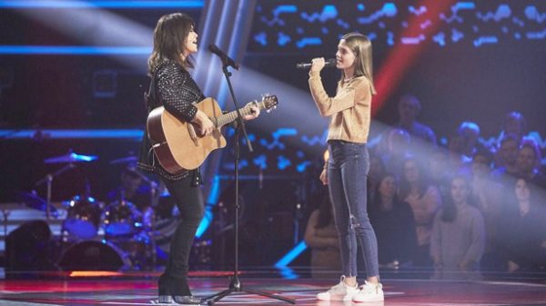 Vanesa Martín cumplió el sueño de Carla Aucejo de cantar juntas. (Foto: Antena 3)