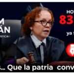 Intensa campaña apoyando la gestión de la procuradora Miriam Germán. (Captura: UN/RD)