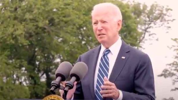 Anuncio histórico de Biden ante la reina Isabel II. (Foto: @POTUS)