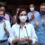 Isabel Díaz Ayuso en la marcha de la plataforma Unión 78. (oto: PP)