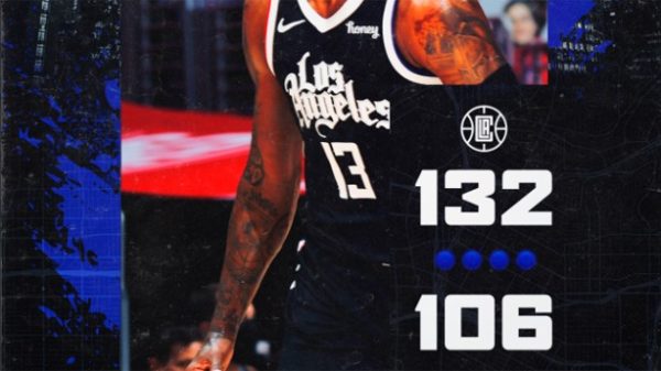 Los Clippers recortan distancias con los Jazz. (Foto: @