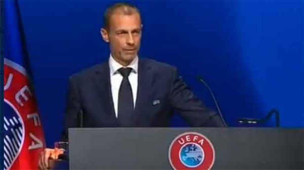 Anuncio histórico del presidente de la UEFA. (Foto:@ AleksanderCeferin)