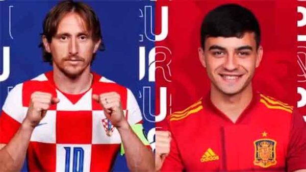 Los focos sobre Modric y Pedri