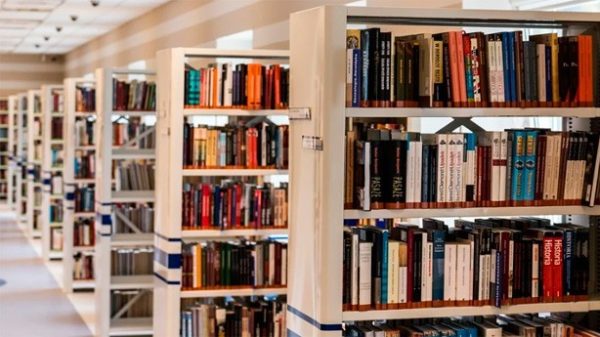 Entrar en la biblioteca aunque no llueva. (Foto: jarmoluk/Pixabay)