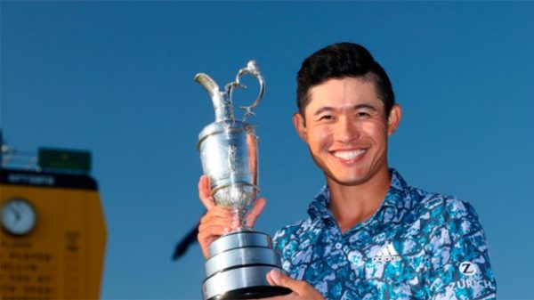 Collin Morikawa se hizo con la Jarra de Clarete del Open Británico. (Foto: @TheOpen)