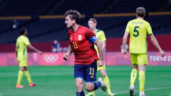 Oyarzabal dio la victoria a España. (Foto: @SeFutbol)