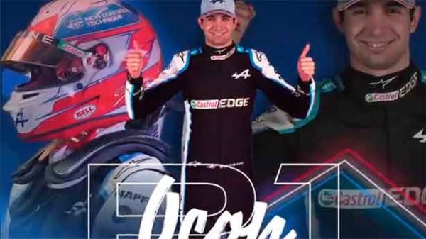 Esteban Ocon y Fernando Alonso