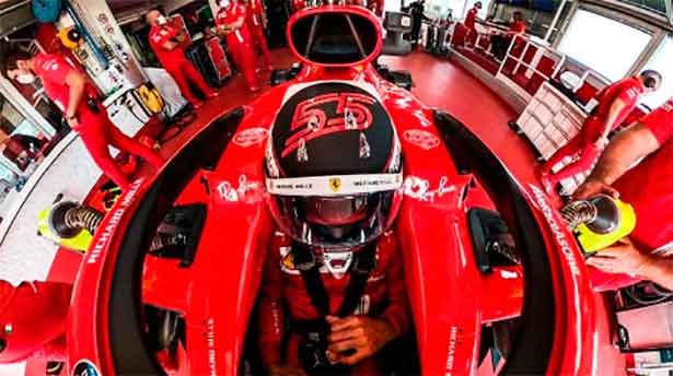 Podio al final para Carlos Sainz tras un domingo increíble. /Foto: @Carlossainz55)