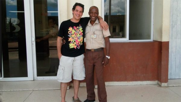 Con mi hermano el Negro en Paradero de Camarones. (Foto: EF)