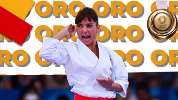 Sandra Sánchez se convierte en la chica de oro española. (Foto: @COE_es)