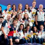 Extraordinaria selección femenina de waterpolo al borde del oro. (Foto: @COE)
