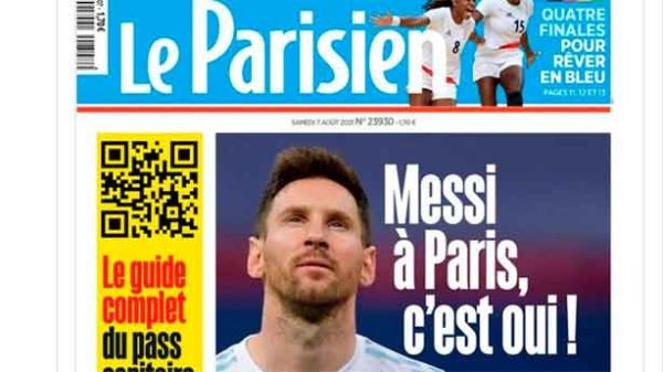 El PSG comunicó forma oficial a sus jugadores la incorporación de Messi. (Captura: UN/LE)