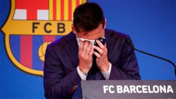 Enorme impacto de las lágrimas de Messi. (Foto: RTVE)