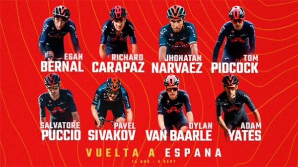 Un potente equipo con Carapaz