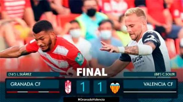 Robert Moreno busca afinar el ataque y la velocidad del Granada. (Foto: @LaLigatv)