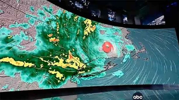 Inundaciones y daños en la red eléctrica del noreste de Estados Unidos. (Foto: ABC news)