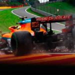 Tremendo accidente del bólido de McLaren. (Foto: @LandoNorris)