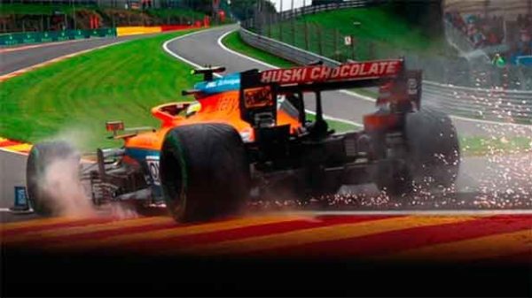 Tremendo accidente del bólido de McLaren. (Foto: @LandoNorris)