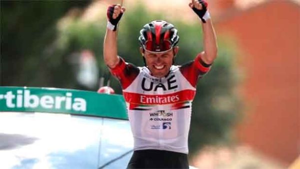 El polaco Majka vuelve a ganar en La Vuelta cuatro años después. (Foto: @LaVuelta)
