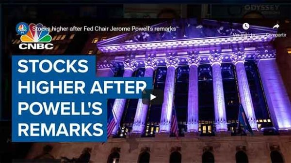 Wall Street disparado por prudencia de Powell