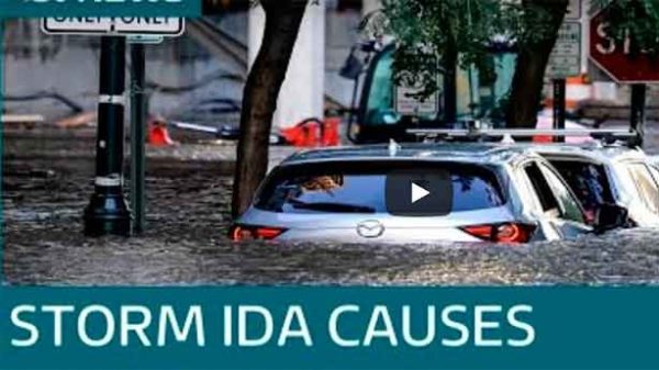 Inundaciones inéditas en la ciudad de Nueva York. (Foto: ITV News)