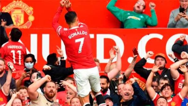 El regreso perfecto de Cristiano a la Premier. (Foto: @ManUtd)
