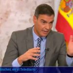 Sánchez en sus declaraciones a La 1. (Foto: TVE)