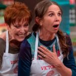 Verónica Forqué y Victoria Abril en los fogones de MasterChef. (Foto: RTVE)