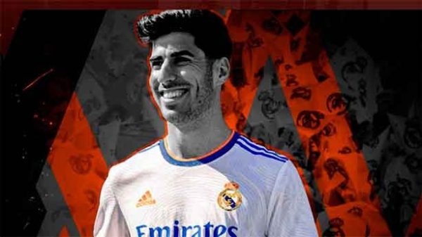Marco Asensio en el ataque del Real Madrid. (Foto: @marcoasensio10)