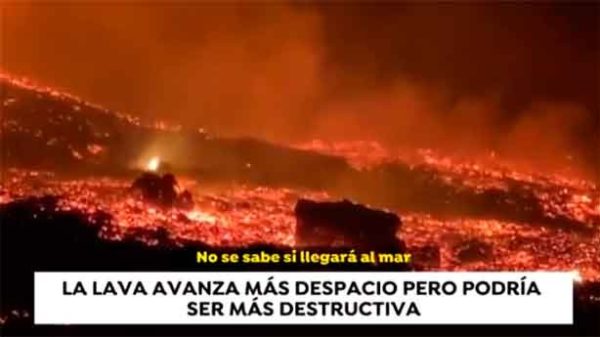Los gases del volcán pueden provocar lluvia ácida en Canarias. (Foto. Antena 3)