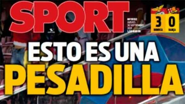 El FC Barcelona vive una hecatombe. (Captura: UN/Sport)