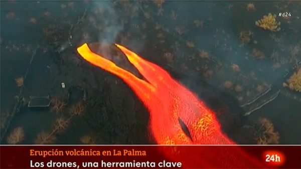 Preocupa que el recorrido de las coladas varíe y afecte nuevas zonas. (Foto: captura 24Horas/RTVE)