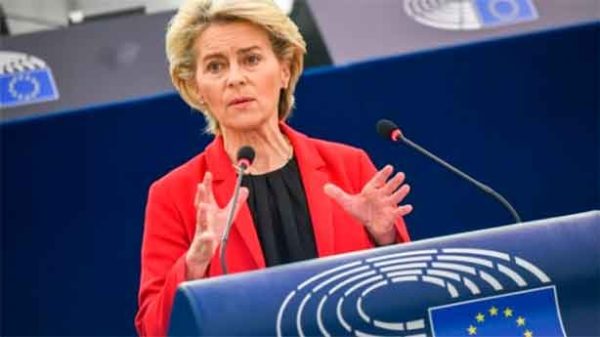 El discurso más importante de la presidenta desde su nombramiento. (Foto: @vonderleyen)