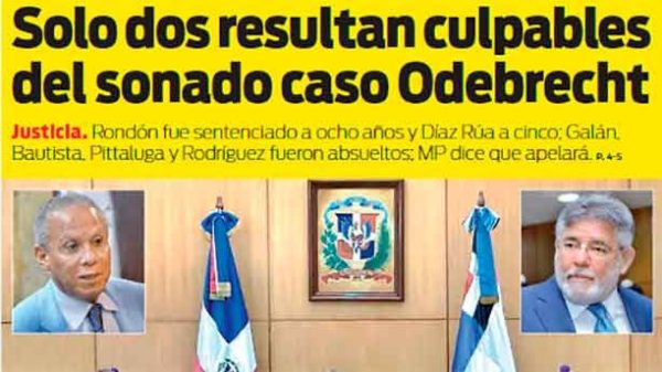 Un final polémico en el caso Odebrecht. (Captura: UN/ElCaribe)
