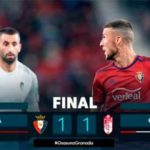 Montoro evitó el coliderato de Osasuna. (Foto: @LaLiga)