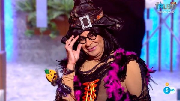 Jorge Javier se superó en esta gala de brujas