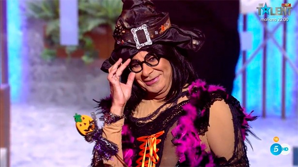 Jorge Javier se superó en esta gala de brujas