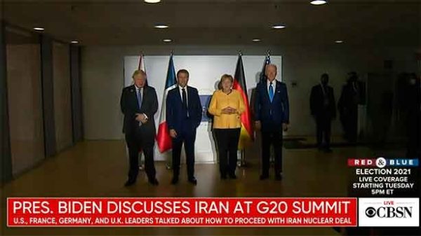 Importante encuentro a orillas de la cumbre. (Foto: CBS)