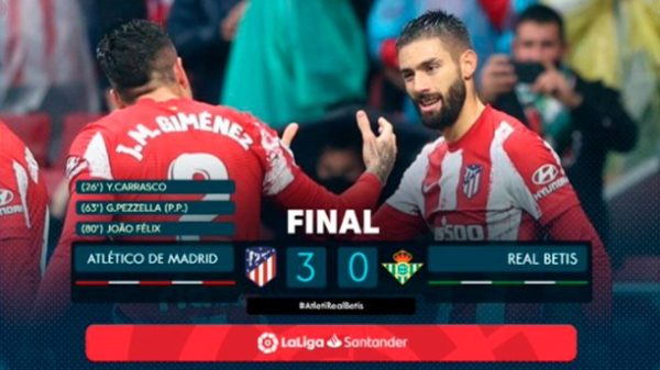 Abultada victoria en casa tres días antes de Anfield. (Foto: @LaLiga)