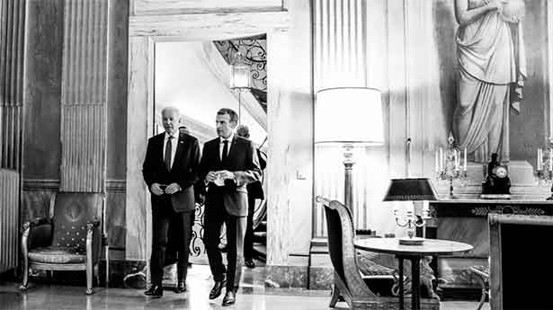 El encuentro con Macron