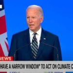 Biden asumió lo dramático de lo que está en juego en COP26. (Foto;: CNN)