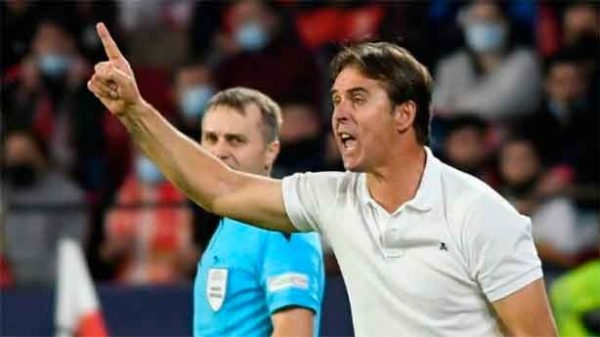 El Sevilla no supo reponerse en el segundo tiempo. (Foto: @SevillaFC)