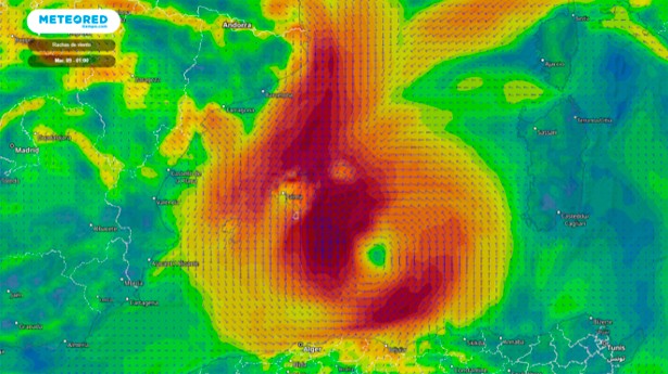 A partir del domingo el intenso ciclón mediterráneo se podría desarrollar en una zona triangulada por Baleares