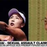 La estrella del tenis chino acusa al ex líder del Partido Comunista de agresión sexual. (Foto: FRANCE 24)