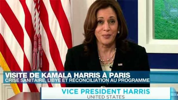 Importante semana de Kamala Harris en París. (Foto: FRANCE 24)