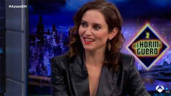 Isabel Díaz Ayuso respondió a todas las preguntas de Pablo Casado. (Foto: Antena 3)