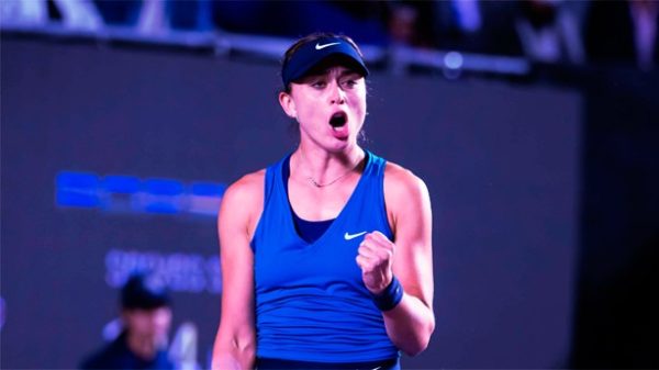 Gran victoria de Paula Badosa en su debut en México. (Foto: @WTA)