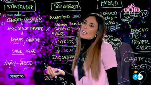Isabel Rábago y su "curva de la vida". (Foto: Telecinco)